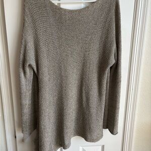 Georgina‎ Estefania -Dallas Women's asymmetrical Gray Sweater, Large